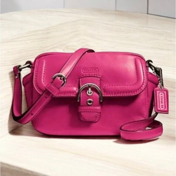 Coach F25150 Campbell Leather Camera Bag - Picture 1 of 11
